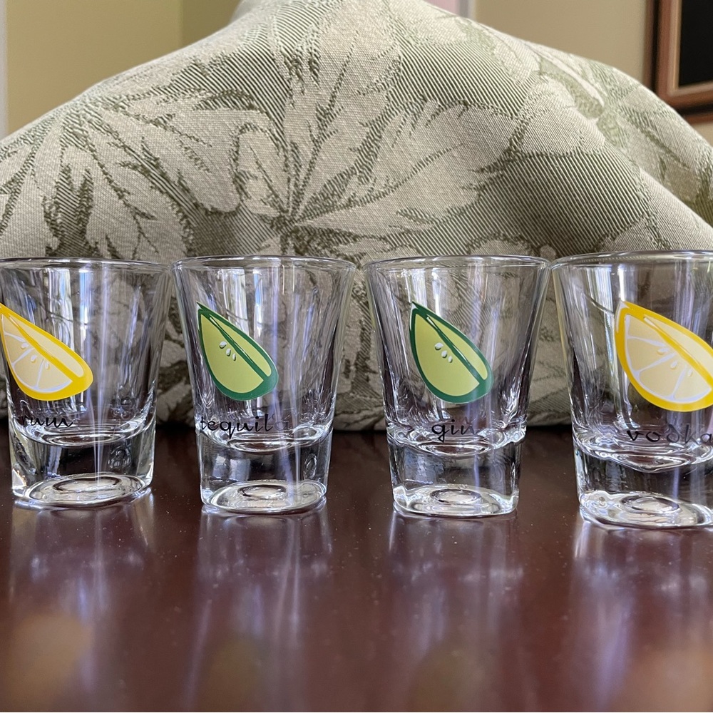 Set of Shot Glasses - Lemon & Lime